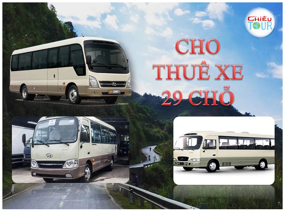Chuyên cho thuê xe du lịch 29 chỗ tại Bình Phước.