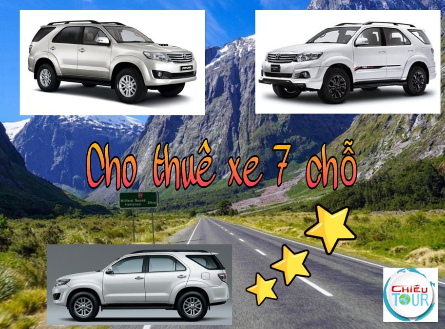 Cho thuê xe 7 chỗ tại Củ Chi