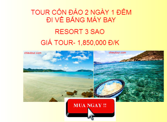 tour Côn Đảo