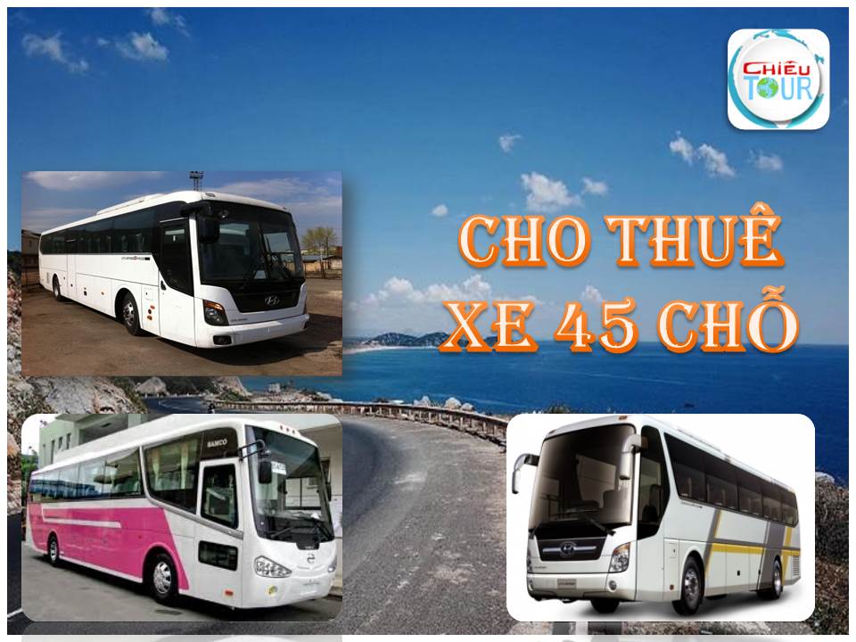 Cho thuê xe du lịch 45 chỗ tại long An