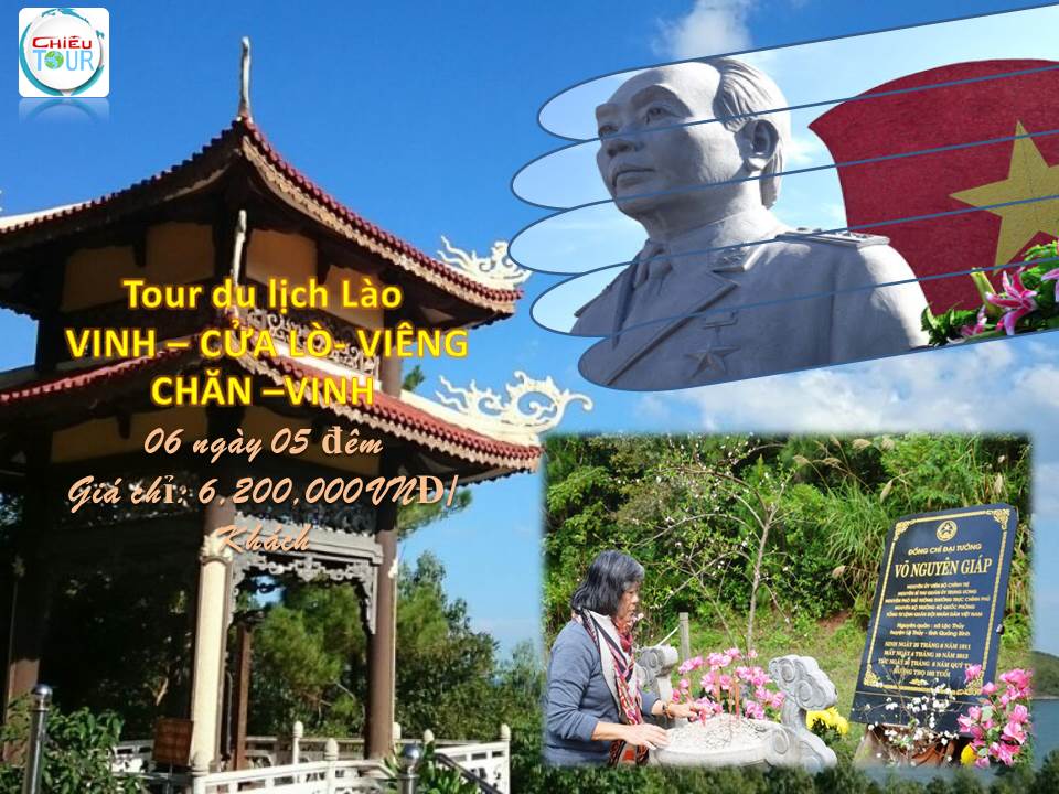 Tour du lịch VINH – CỬA LÒ- VIÊNG CHĂN –VINH