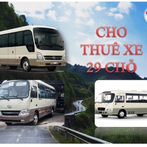 Cho thuê xe du lịch 29 chỗ tại Phú Nhuận